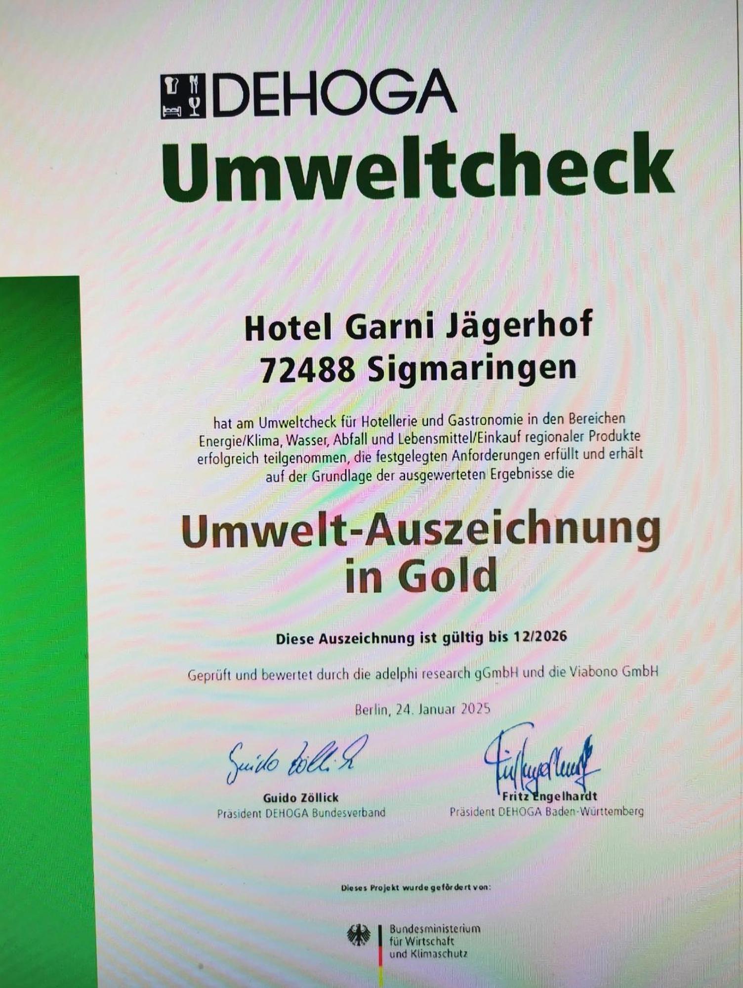 Hotel Garni Jaegerhof Сигмаринген Екстериор снимка